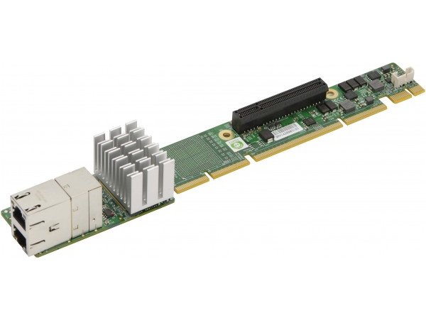 Supermicro AOC-UR-I2XT / 1U Ultra Riser Card 2 ports 10Gbase-T